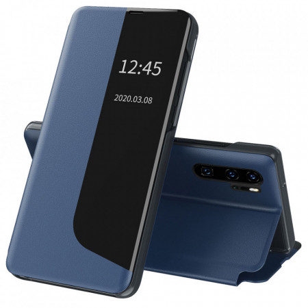 Husa Huawei P30 Pro tip carte, Techsuit eFold - Albastru