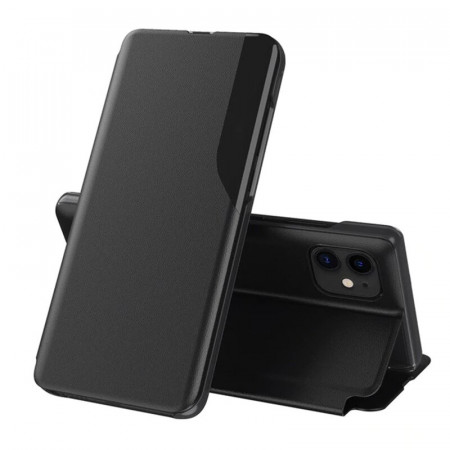 Husa iPhone 11 tip carte, Techsuit eFold - Negru