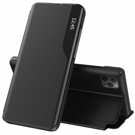 Husa iPhone 14 Pro Max tip carte, Techsuit eFold - Negru