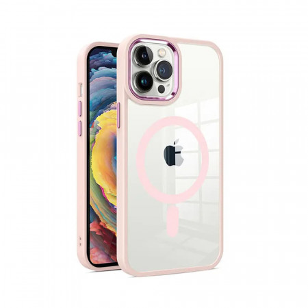 Husa iPhone 15 Plus, Techsuit MagSafe Pro - Roz