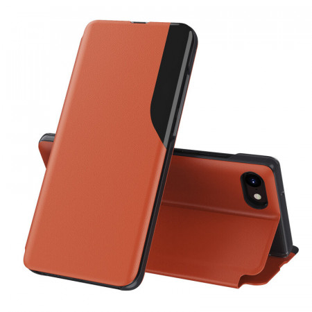 Husa iPhone 6 / 7 / 8 tip carte, Techsuit eFold - Portocaliu