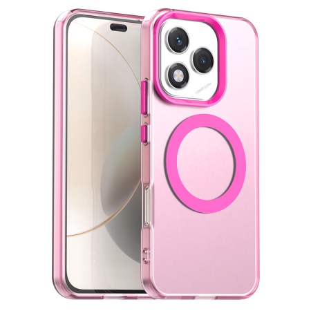 Husa pentru Motorola Edge 60 Fusion / Edge 60, SKYDDAR INOVATION, CandyCase, Magsafe, set cu sticker, Roz