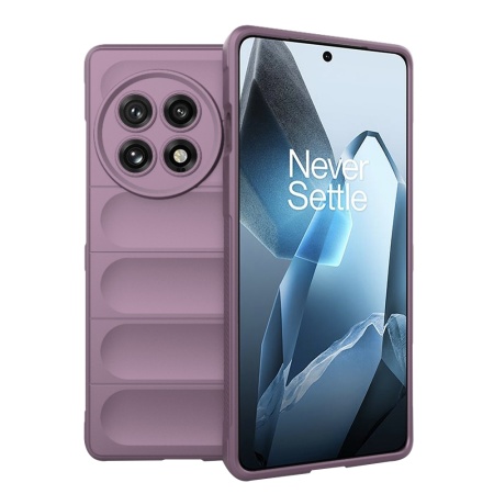 Husa pentru OnePlus 13, SKYDDAR INNOVATION, Magic Shield, din Silicon Mat, set cu sticker, Mov