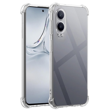 Husa pentru OnePlus Nord CE4 Lite , SKYDDAR INNOVATION, Shockproof Clear din Silicon Slim, Transparenta, set cu sticker