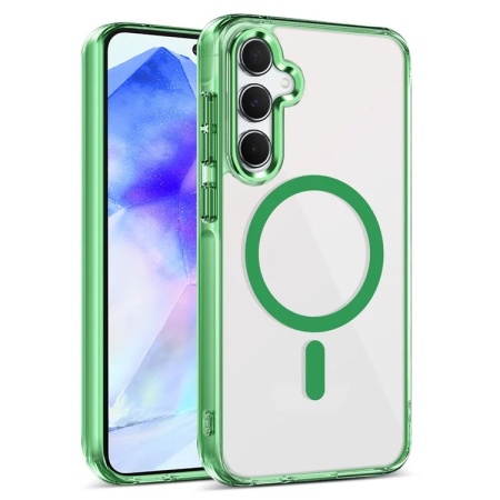 Husa pentru Samsung Galaxy A15 4G / Galaxy A15 5G cu Magsafe integrat, SKYDDAR Luxury Shield - Verde deschis
