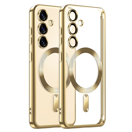 Husa pentru Samsung Galaxy S25 Plus cu Magsafe integrat, SKYDDAR Luxury Shield - Auriu