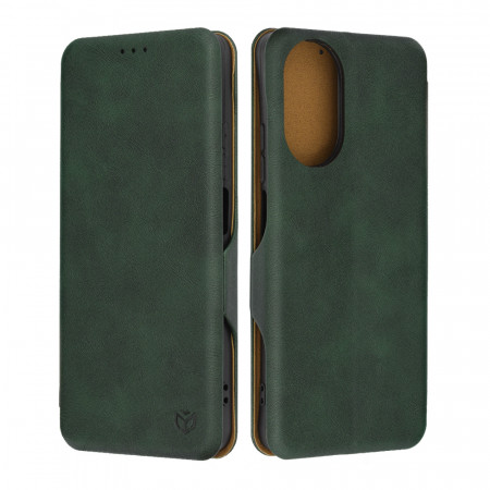 Husa Realme C67 4G tip carte magnetica, Techsuit Safe Wallet - Verde