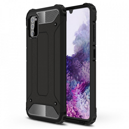 Husa Samsung Galaxy A32 4G din plastic dur, Techsuit Hybrid Armor - Negru