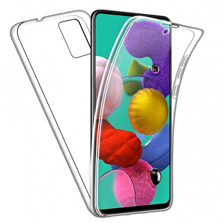 Husa Samsung Galaxy A51 din silicon 360°, Skyddar TPU - Transparent