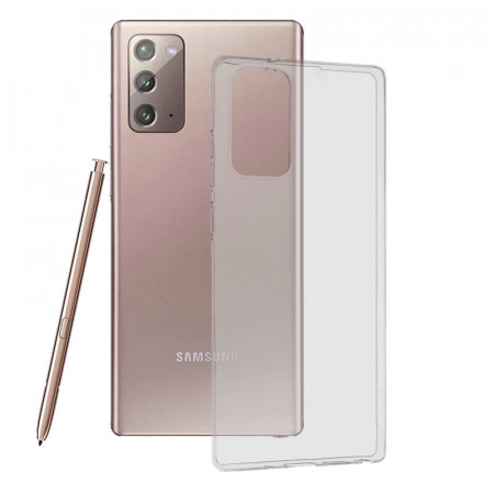Husa Samsung Galaxy Note 20, din silicon TPU slim, Techsuit - Transparent