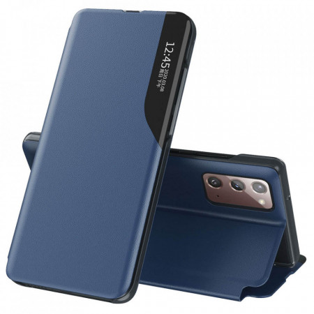 Husa Samsung Galaxy Note 20 tip carte, Techsuit eFold - Dark Blue