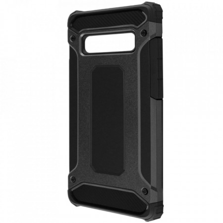 Husa Samsung Galaxy S10 Plus din plastic dur, Techsuit Hybrid Armor - Negru