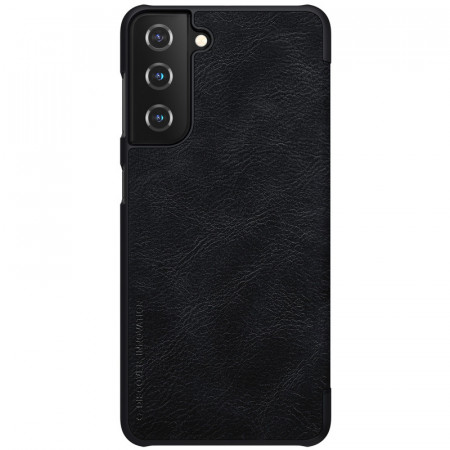Husa Samsung Galaxy S21 Plus, Qin Leather Case, Nillkin - Negru