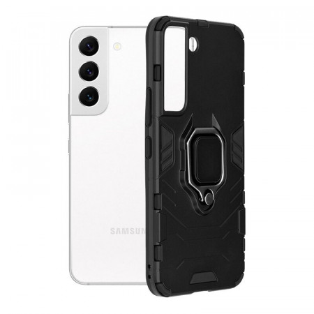 Husa Samsung Galaxy S22, Silicone Shield, Techsuit - Negru