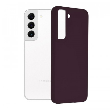 Husa Samsung Galaxy S22, Soft Edge Silicone, Techsuit - Plum Violet