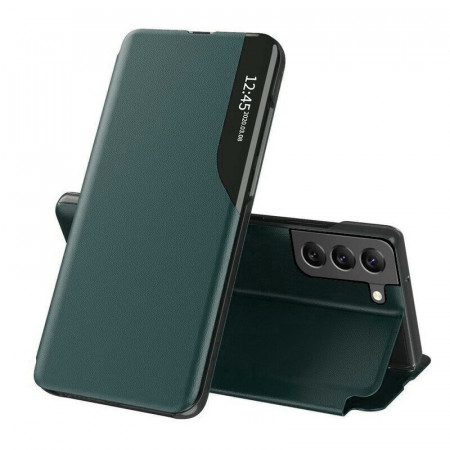 Husa Samsung Galaxy S22 tip carte, Techsuit eFold - Dark Green