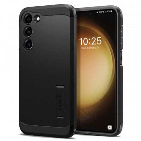Husa Samsung Galaxy S23, Spigen Tough Armor - Negru