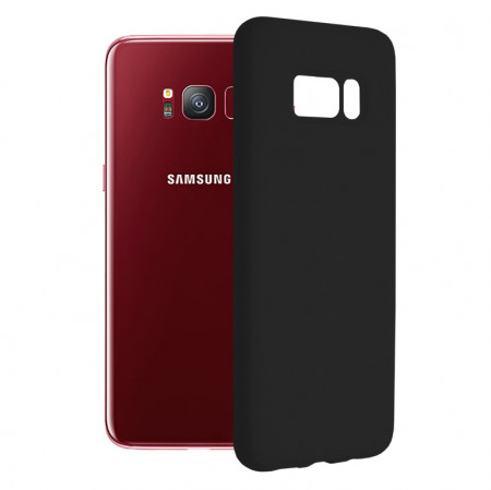 Husa Samsung Galaxy S8 din silicon moale, Techsuit Soft Edge - Negru