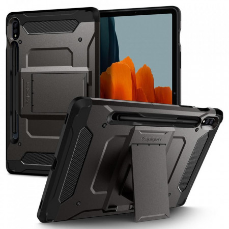 Husa Samsung Galaxy Tab S7 / S8 11.0 inch, Tough Armor Spigen - Gunmetal