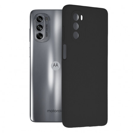 Husa Samsung Motorola Moto G62 din silicon moale, Techsuit Soft Edge - Negru