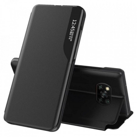 Husa Xiaomi Poco X3 tip carte, Techsuit eFold - Negru