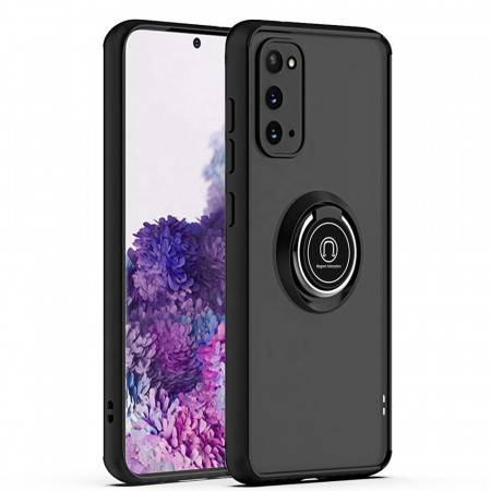 Husa Xiaomi Redmi Note 12 Pro+ cu inel, Techsuit Glinth - Negru