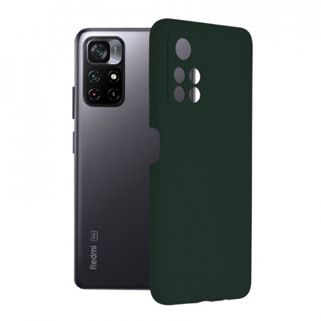 Husa Xiaomi Xiaomi Redmi Note 11 Pro+ 5G din silicon moale, Techsuit Soft Edge - Verde