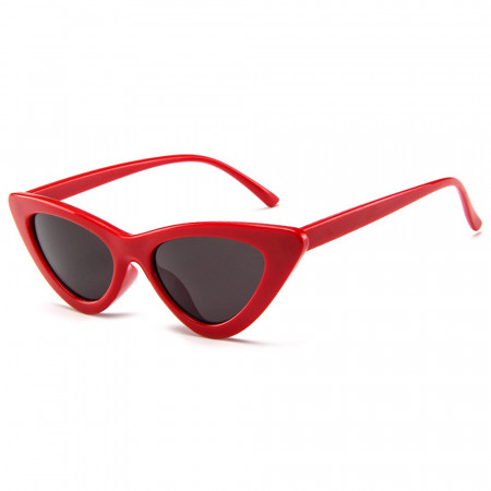 Ochelari de soare dama, rame triunghiulare, Skyddar Vistta 5040 - Rosu