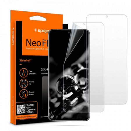 [Pachet 2x] Folie Samsung Galaxy Note 20 Ultra, Neo Flex Spigen - Clear