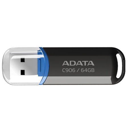 Stick USB ADATA AC906 64G, USB 2.0, Compact si Fiabil, Negru