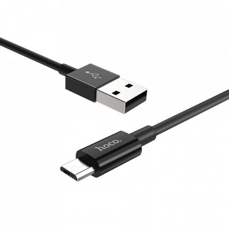 Cablu de date (X23 Skilled), USB-A la Micro-USB, 15W, 3A, 1.0m, HOCO - Negru