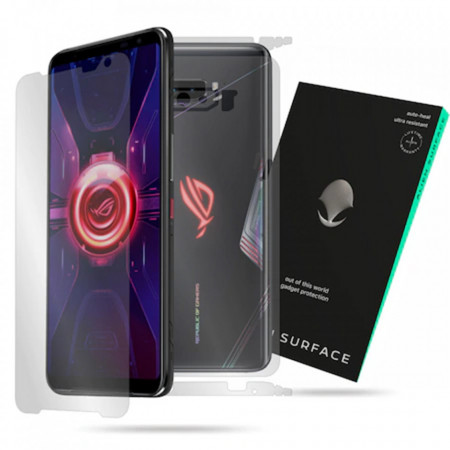 Folie 360° Asus ROG Phone 3 Strix / Rog Phone 3 ZS661KS [Ecran+Margini+Spate] Alien Surface - Transparent