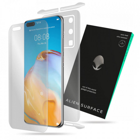 Folie 360° Huawei P40 Pro [Ecran+Margini+Spate] Alien Surface - Transparent