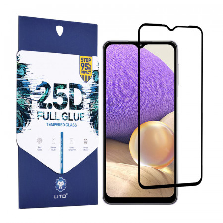 Folie de sticla Samsung Galaxy A32 5G, 2.5D FullGlue LITO - Negru