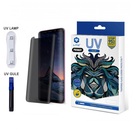 Folie de sticla Samsung Galaxy S9 Plus, UV Glue LITO - Privacy