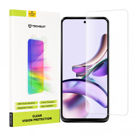 Folie Motorola Moto G13 / G23 / G53, Techsuit Clear Vision Glass - Transparent