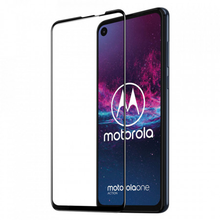 Folie Motorola Moto G9 Plus din sticla securizata, Dux Ducis - Negru
