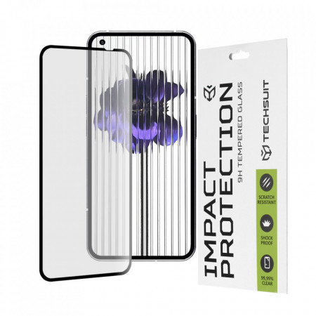 Folie Nothing Phone (1) ce acopera tot ecranul 111D, Techsuit - Negru
