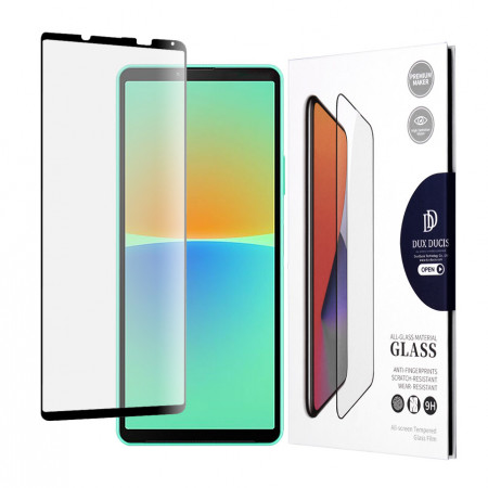 Folie Sony Xperia 10 IV din sticla securizata, Dux Ducis - Negru