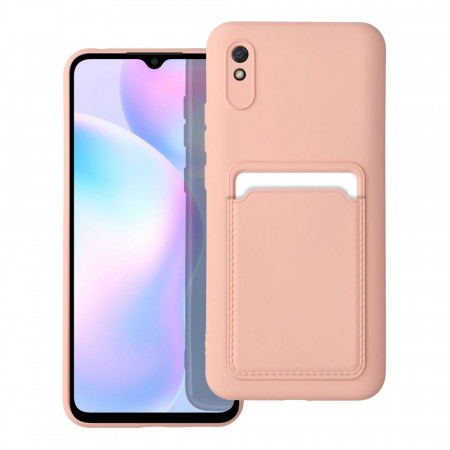 Husa Xiaomi Redmi Note 11 / 11S din silicon, Skyddar Cards - Pink