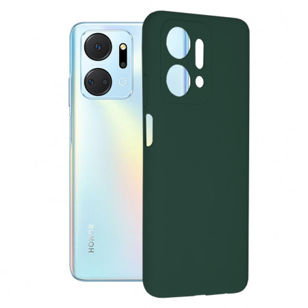 Husa Honor X7a din silicon moale, Techsuit Soft Edge - Verde