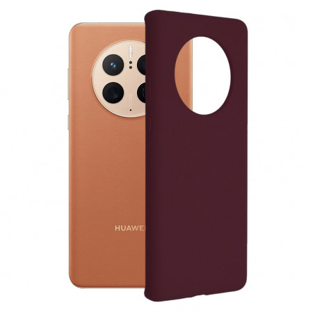 Husa Huawei Mate 50 Pro din silicon moale, Techsuit Soft Edge - Mov