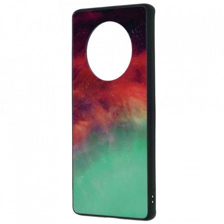 Husa Huawei Nova 8i cu sticla securizata, Techsuit Glaze - Fierly Ocean