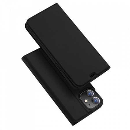 Husa iPhone 12 Mini tip carte, Skin Pro Dux Ducis - Negru
