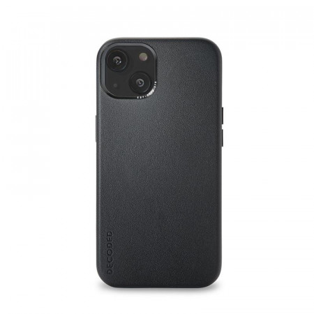 Husa iPhone 13, din piele naturala Decoded BackCover MagSafe - Black