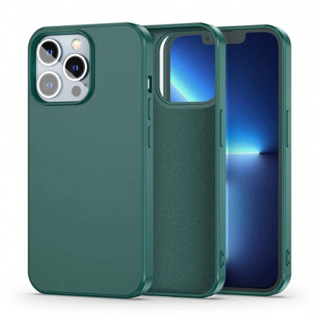 Husa iPhone 14 Pro din silicon, TECH-PROTECT - Green