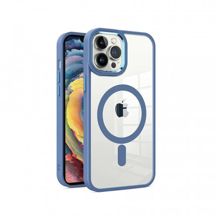 Husa iPhone 15 Plus, Techsuit MagSafe Pro - Albastru