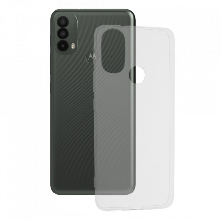 Husa Motorola Moto E20 / E40, din silicon TPU slim, Techsuit - Transparent