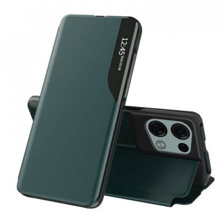 Husa OPPO Reno 8 Pro tip carte, Techsuit eFold - Verde
