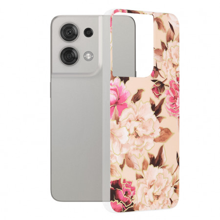 Husa Oppo Reno8 Marble Series, Techsuit - Mary Berry Nude